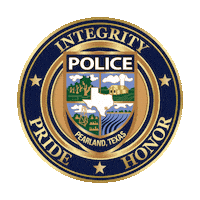 Police Department Pear Sticker by City of Pearland