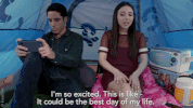 excited esther povitsky GIF by Alone Together