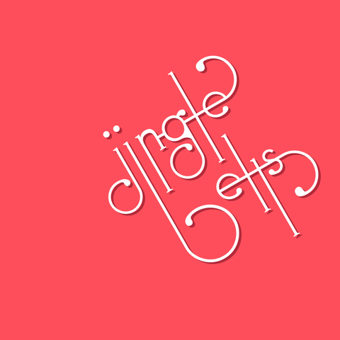 christmas font GIF