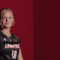 Womens Soccer Go Cards GIF by Louisville Cardinals