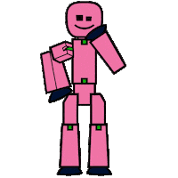 Im Ready Excuse Me Sticker by Stikbot