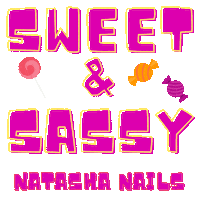 Sassy Pink Sticker by NATASHA NAILS