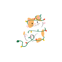 Meowy Christmas Sticker by Harveys Seatbelt Bag