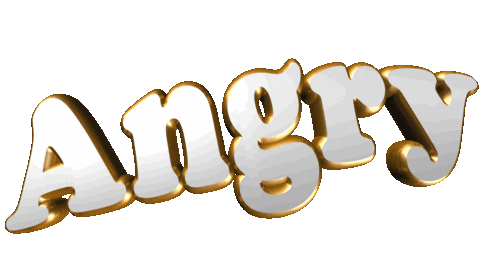 angry text Sticker