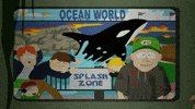 killer whale slide GIF by South Park 