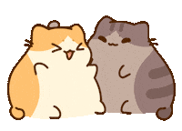 Cat Love Sticker by Bichi Mao