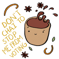 Freshoffthevote indian voting desi register to vote Sticker