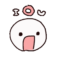 I Love You Iou Sticker by 0-0