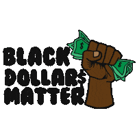 Black Lives Matter Sticker by THE GOLDSMYTH