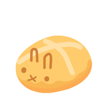 Easter Bunny Sticker by Jones the Grocer