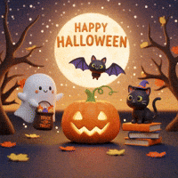 Trick Or Treat Art GIF
