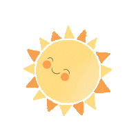 studioumi happy summer sun weather Sticker