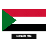 Sudan Flag Sticker by Formación Ninja