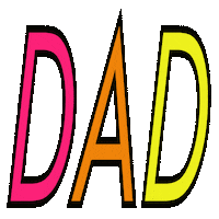 Fathers Day Holiday Sticker