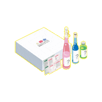sooldamhwa soju 소주 술 makgeolli Sticker