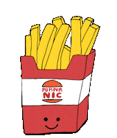 Fried Potato Chips Sticker by EscuelaDevRock