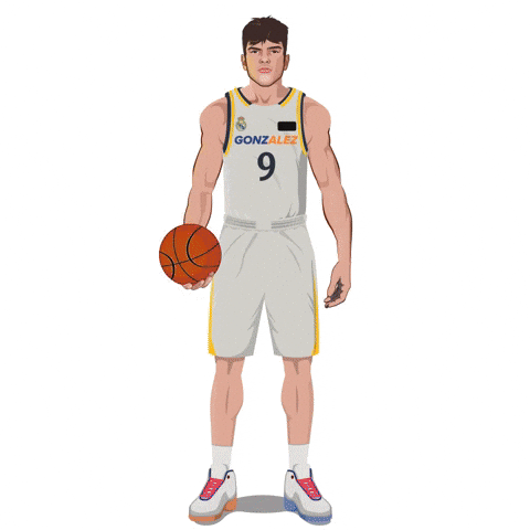 Real Madrid Basketball GIF by SportsManias