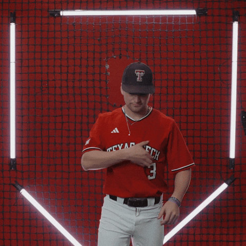 Tracer Lopez GIF by Texas Tech Baseball