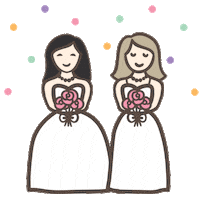 Wedding Sticker by Polka Dot Bride