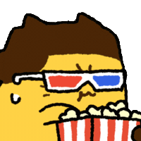 팝콘 Popcorn Sticker