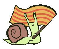Snail Caracol Sticker