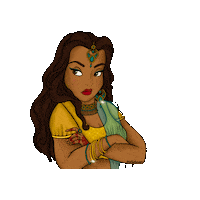 Confused Beauty And The Beast Sticker