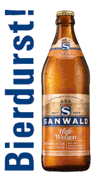 wheat beer drinking Sticker by Sanwald