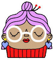 In Love Kiss Sticker by Anke Weckmann