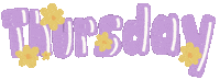 Thursday Weekdays Sticker