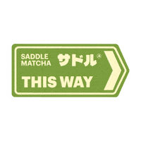 Matcha Latte Sticker by Saddle Cafe