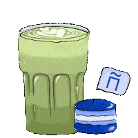 Matcha Latte Sticker