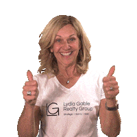 Excited Great Job Sticker by Lydia Gable Realty Group