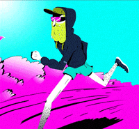 goldenwolf winter run running shoes GIF