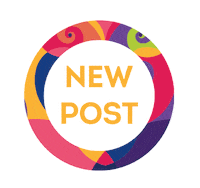 New Post Pattern Sticker by PALITRA