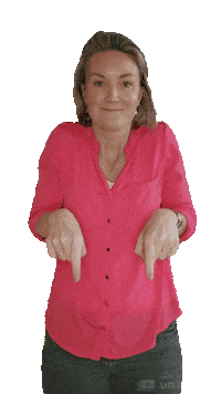 femkevanhouwelingen look point check wijzen Sticker