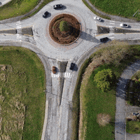 strongtownslangley canada drone roundabout surrey GIF