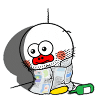 Beard Hobo Sticker by kwaesam