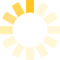 orange loading Sticker