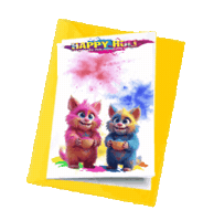 Festival Of Colors Happy Holi Sticker