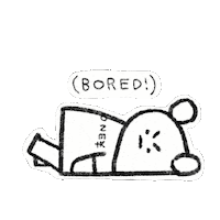 Bored Quality Sticker