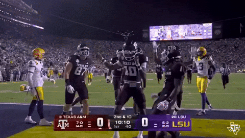 Celebration Hype GIF by Texas A&M Athletics