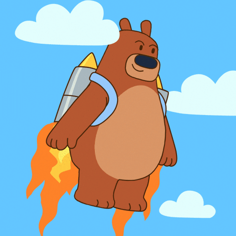 Good Morning Tothemoon GIF by My Neighbor Alice