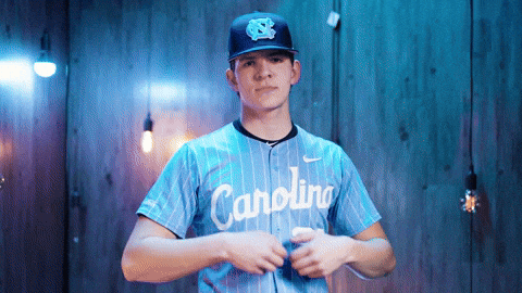 University Of North Carolina Baseball GIF by UNC Tar Heels