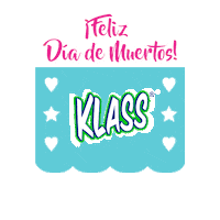 Dia De Muertos Papel Picado Sticker by Klass Aguas Frescas