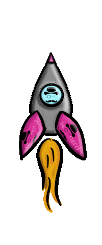 Power Rocket Sticker by seo-nerd