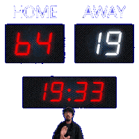 19 Away Sticker