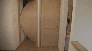 trippy walking GIF