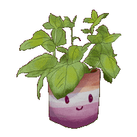 Pride Plant Sticker by Contextual.Matters