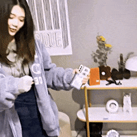 Helmets dance kpop idol triples GIF