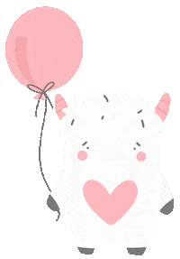 Pink Balloon Sticker
